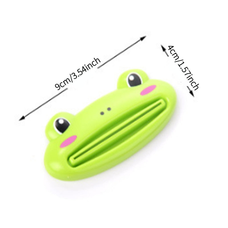 1pc Cartoon Toothpaste Squeezer: A Cute Kitchen Gadget for Easier Bathroom Cleaning!