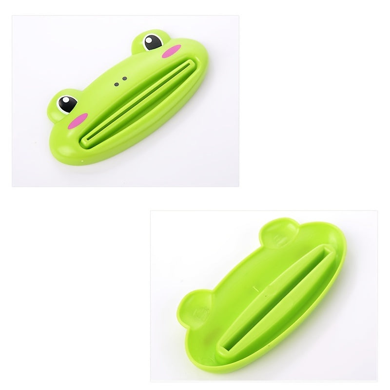 1pc Cartoon Toothpaste Squeezer: A Cute Kitchen Gadget for Easier Bathroom Cleaning!