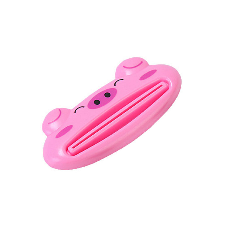 1pc Cartoon Toothpaste Squeezer: A Cute Kitchen Gadget for Easier Bathroom Cleaning!