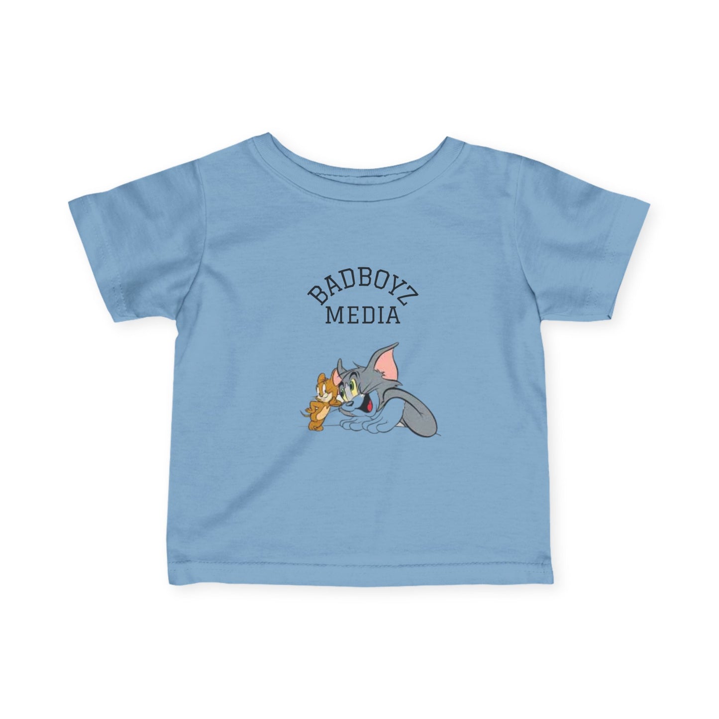 Cute Cartoon Infant Tee - BadBoyz Media Design, Baby Gift, Toddler Apparel, Fun T-Shirt for Kids, Unique Baby Shower Gift