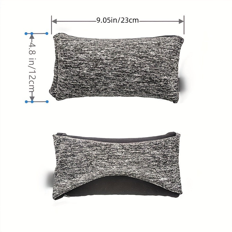 1pc Travel Pillow, 2 In 1 Multifunctional Eye Mask Pillow, Comfortably Supports The Head, Neck And Chin For Airplane Train Car Outdoor Camping Hiking