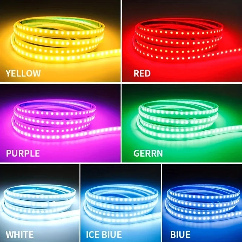 1pc Led Car Hood Lights Sequential Scan Universal Headlight Strip Car Decorative Atmosphere Lamp DRL Auto Daytime Running Lights