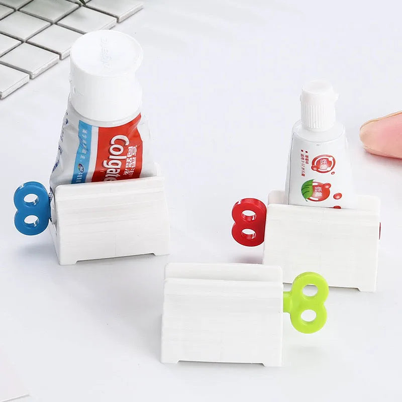 Toothpaste Holder Portable Manual Squeeze Tools Toothpaste Tube Facial Cleanser Dispenser Holder Squeezer