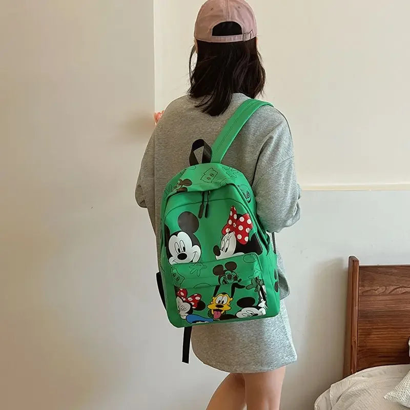 Disney cartoon Mickey Mouse New Kids Backpack Mini Minnie Schoolbag Girls and Boys Cute Shoulder Bag