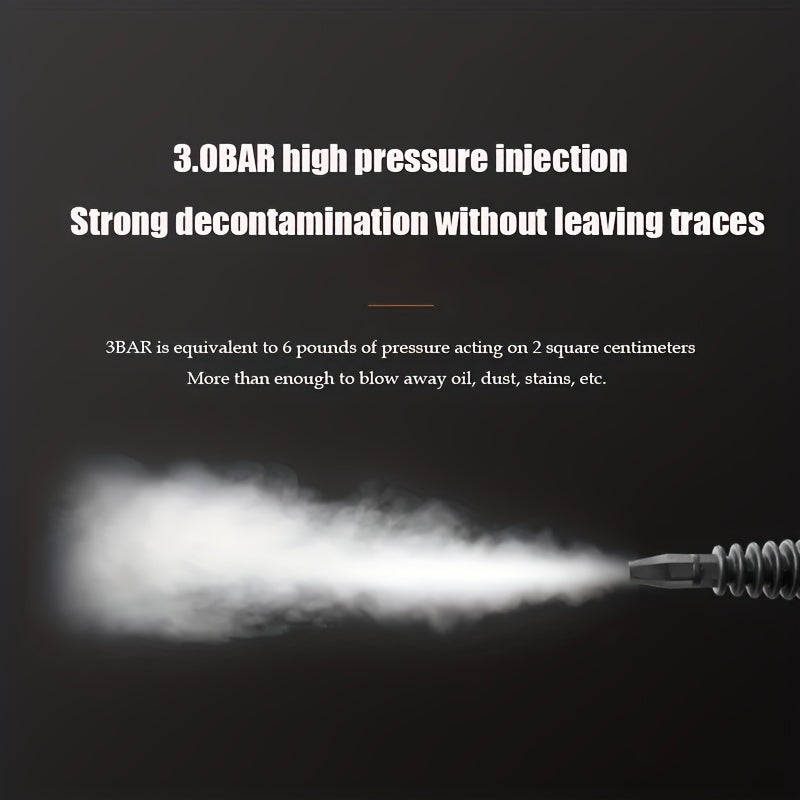 ESUPER Steam Cleaner Multi-Purpose Handheld Pressurized Steam Cleaner With 9-Piece Accessories, Perfect For Kitchen Stain Removal, Curtains, Car Seats, Floor, Window Cleaning
