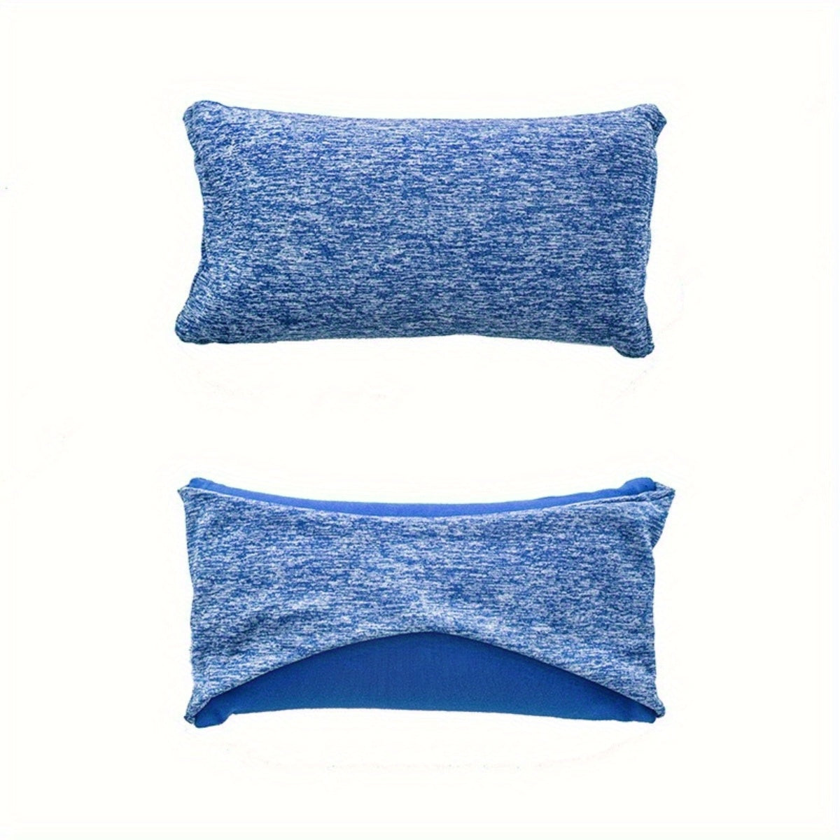1pc Travel Pillow, 2 In 1 Multifunctional Eye Mask Pillow, Comfortably Supports The Head, Neck And Chin For Airplane Train Car Outdoor Camping Hiking