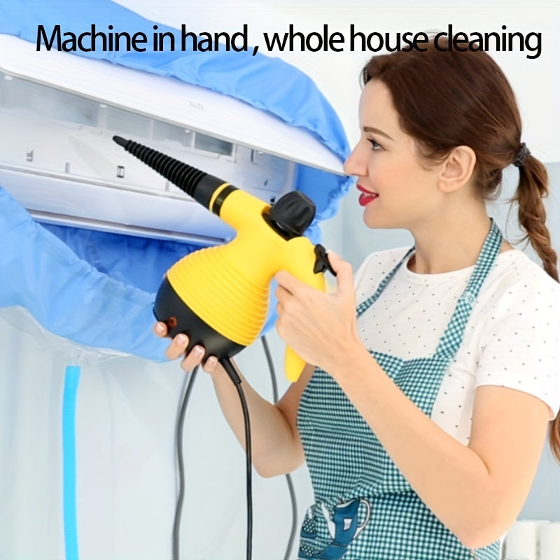 ESUPER Steam Cleaner Multi-Purpose Handheld Pressurized Steam Cleaner With 9-Piece Accessories, Perfect For Kitchen Stain Removal, Curtains, Car Seats, Floor, Window Cleaning
