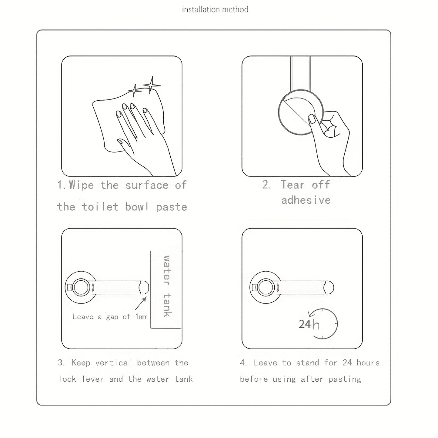 [AirXing Toilet Lock] AirXing White Plastic Toilet Lock - Childproof Latch with Easy-Install Design, Prevents Unauthorized Use for Youngsters & Pets, Secure Bathroom Access, Pet Safety Device, Modern Toilet Accessory, Durable