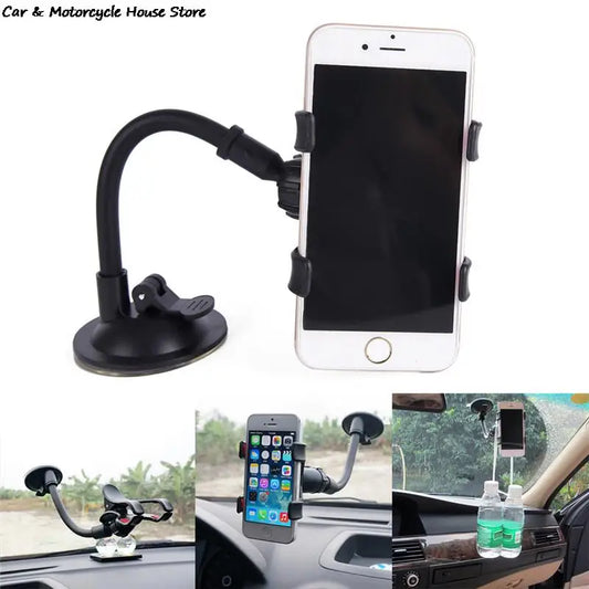 1PC Car Phone Holder Windshield Holder For Phone In Car Support Mobile Phone GPS Mount Desk Table Cell Mobile Phone Holder Stand