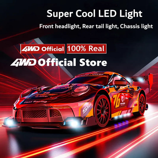 4WD 1:24 Remote Control Drift RC Racing Car 20KM/H High Speed 4x4 RC Cars Vehicle Model Electronic Toy for Kids Children Gift