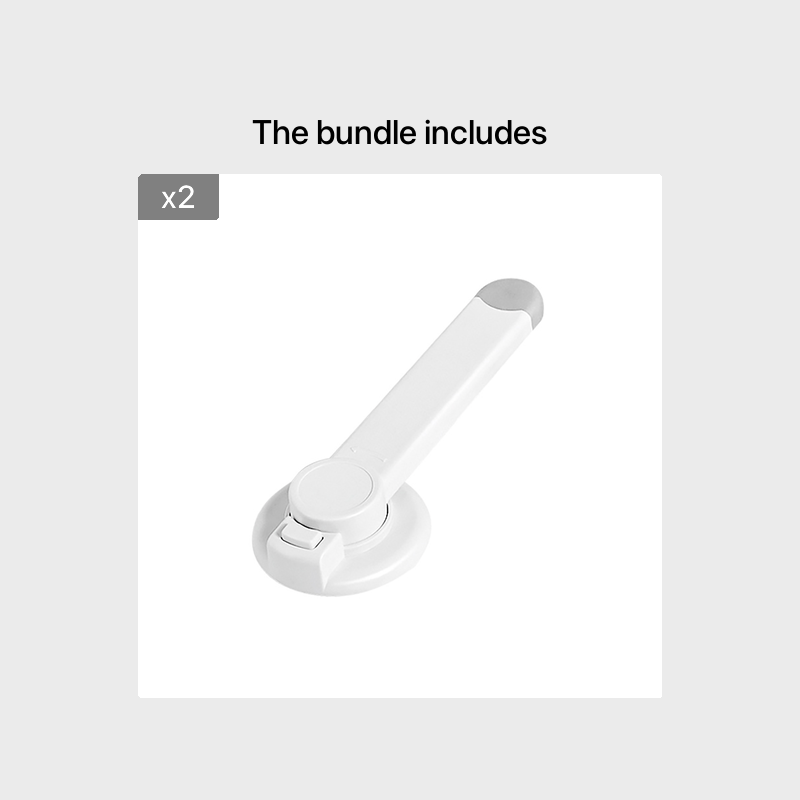 [AirXing Toilet Lock] AirXing White Plastic Toilet Lock - Childproof Latch with Easy-Install Design, Prevents Unauthorized Use for Youngsters & Pets, Secure Bathroom Access, Pet Safety Device, Modern Toilet Accessory, Durable