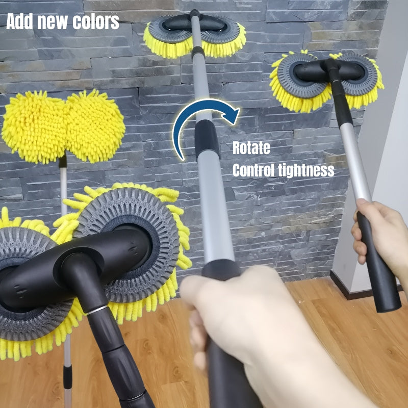 Ultimate Car Cleaning Kit: Microfiber Brush, Mop, Mitt & More - Get a Spotless Shine Every Time!